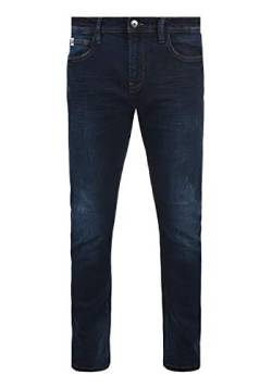 Indicode IDAldersgate Herren Jeans Hose Denim mit Stretch und Destroyed-Look Slim Fit, Größe:33/32, Farbe:Dark Blue (855) von Indicode