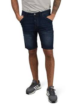 Indicode IDAlessio Herren Jeans Shorts Kurze Denim Hose mit Stretch Regular Fit, Größe:L, Farbe:Dark Blue (855) von Indicode