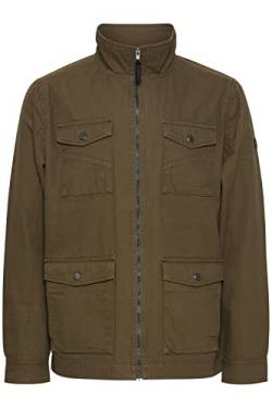 Indicode IDBolven Herren Feldjacke Übergangsjacke Jacke nicht gefüttert mit Stehkragen, Größe:L, Farbe:Army (600) von Indicode