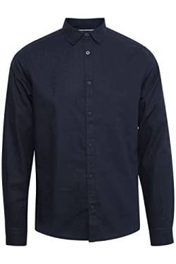 Indicode IDHanko Herren Freizeithemd aus Leinenmix Hemd, Größe:XL, Farbe:Navy (400) von Indicode