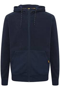 Indicode IDLando Herren Fleecejacke Sweatjacke Jacke mit hochabschließendem Kragen aus hochwetigem Fleece-Material Regular Fit, Größe:XL, Farbe:Navy (400) von Indicode