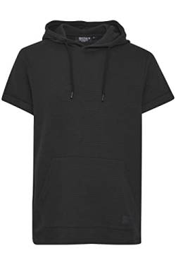 Indicode IDNils Herren Sweatshirt Hoodie Kapuzenpullover Pullover mit Kapuze und Känguru Tasche Kurzarm, Größe:L, Farbe:Black (999) von Indicode