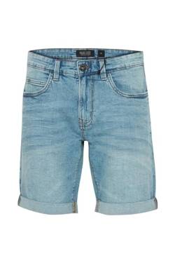 Indicode IDQuentin Herren Jeans Shorts Kurze Denim Hose im Destroyed-Optik mit Stretch, Größe:L, Farbe:Blue Wash (1014) von Indicode