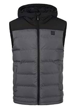 Indicode Iulius Herren Weste Steppweste Outdoor Weste, Größe:L, Farbe:Dk Grey (910) von Indicode