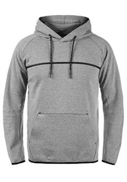 Indicode Nanticoke Herren Kapuzenpullover Hoodie Pullover mit Kapuze, Größe:L, Farbe:Grey Mix (914) von Indicode