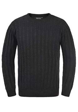 Indicode Pauletta Herren Strickpullover Grobstrick Pullover, Größe:XXL, Farbe:Charcoal Mix (915) von Indicode