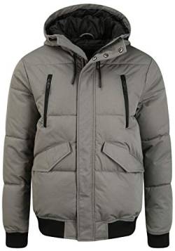 Indicode Ravert Herren Winterjacke Herrenjacke Jacke mit Kapuze, Größe:XL, Farbe:Pewter 902 von Indicode