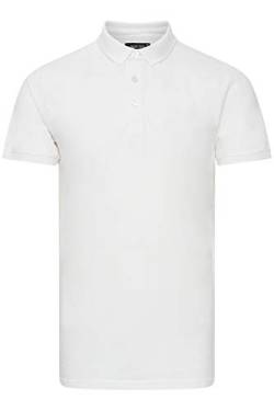 Indicode Rebbert Herren Poloshirt Polohemd T-Shirt mit Polokragen und Knöpfen aus Baumwolle, Größe:XXL, Farbe:Off-White (002) von Indicode