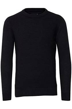 Indicode Ricardo Herren Strickpullover Grobstrick Pullover mit abgesetztem Strickmuster, Größe:XL, Farbe:Charcoal Mix (915) von Indicode