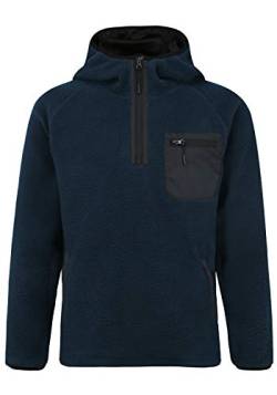 Indicode Trent Herren Fleecejacke Sweatjacke Jacke mit Kapuze, Größe:XXL, Farbe:Navy (400) von Indicode