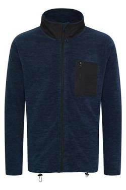 Indicode Wilton Herren Fleecejacke Sweatjacke Jacke mit Stehkragen, Größe:L, Farbe:Navy Mix (420) von Indicode