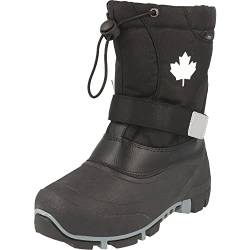 Indigo Canadians Unisex Winter Stiefel 467-185 mit Innenschuh in 2 Farben (35 EU, Black) von Indigo