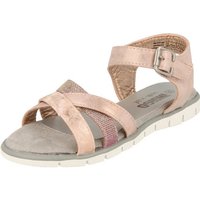 Indigo Kinder Mädchen 482-349 Sommer Freizeit Sandalen Klettverschluss Römersandale von Indigo