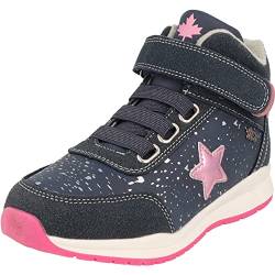 Indigo Mädchen 452-099 Schuhe Winter Tex Hi-Sneaker gefüttert Stern Klett (Navy, eu_Footwear_Size_System, Big_Kid, Numeric, medium, Numeric_35) von Indigo