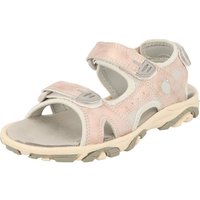 Indigo Mädchen Outdoor Sandalen 3-Fach Klettverschluss 482-351 Roségold Outdoorsandale von Indigo