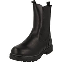 Indigo Mädchen Schuhe Chelsea Boots gefüttert 454-134 Reißverschluss Winterstiefel Reißverschluss von Indigo