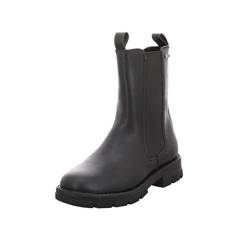 Indigo Mädchen Schuhe Chelsea Tex Boots Stiefel 454-142 Schwarz Reißverschluss (eu_footwear_size_system, big_kid, women, numeric, medium, numeric_35) von Indigo