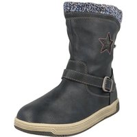 Indigo Mädchen Schuhe Stern 354-005 Tex Winterstiefel Boots gefüttert Navy Winterstiefel von Indigo