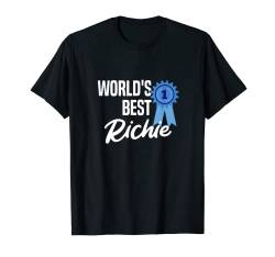 World's Best Richie Name Personalisiertes T-Shirt von Individuelle Kleidung & Geschenke für Herren