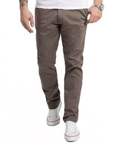 Indumentum Herren Chino Hose Regular Fit Chinohose Herrenhose Baumwolle Designer Hose Chinos Business Hose Stretch Männer Hose IR-506 Dunkegrün W38 L34 von Indumentum