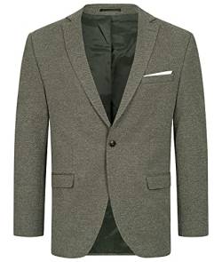 Indumentum Herren Sakko Blazer Sportlich Jacke Jackett Slim Fit Herrensakko Übergangsjacke Herrenblazer Anzugjacke IJS-101 Dunkelgrün M von Indumentum