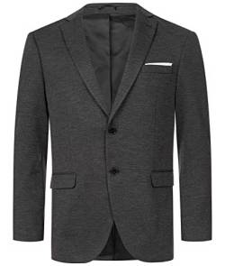 Indumentum Herren Sakko Blazer Sportlich Jacke Jackett Slim Fit Herrensakko Übergangsjacke Herrenblazer Anzugjacke IJS-102 Schwarz S von Indumentum