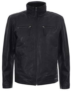 Infinity Leather Schwarze Leder Moto Bikerjacke Aus Leder XL von Infinity Leather