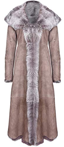 Infnity Leather Damen Taupe Damen Weiche Echt Toskana Lammfell Gilet Weste M von Infnity Leather