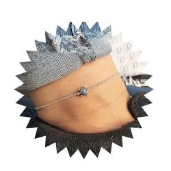 Inilbran Boho Meeresschildkröte Knöchelarmband Vintage Schildkröte Fußkettchen Armband Silber Schildkröte Kette Fußkettchen Minimalismus Schildkröte Fußkettchen Tierschmuck Für Frauen Und Mädchen von Inilbran