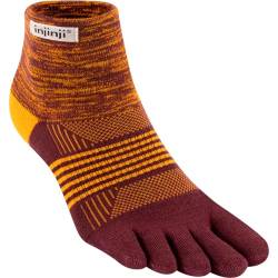 Injinji Damen Trail Midweight Mini-Crew Socken, Solar, Medium von Injinji