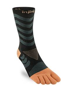 Injinji Damen Ultra Run Crew Socken, Dive, XS-S von Injinji