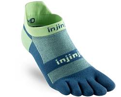 Injinji Run Lightweight Socks No-Show Seafoam 37-40 von Injinji
