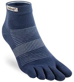 Injinji Run Original Weight Mini-Crew, Marineblau, X-Large von Injinji