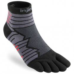 Injinji - Run Technical Mini-Crew - Laufsocken Gr L schwarz von Injinji