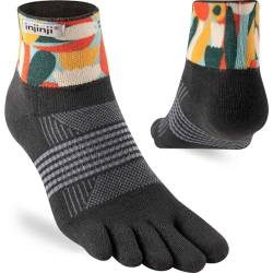 Injinji WOMEN'S TRAIL MIDWEIGHT MINI CREW ARTIST DESIGNED VERNAL XS/S von Injinji