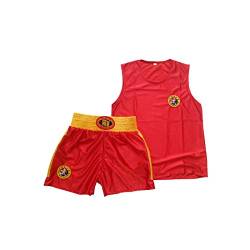 Inlefen Kinder Sanda Kleidung Jungen & Mädchen Erwachsene Boxen Set Boxing Shorts Muay Thai Kleidung Kampfsporttraining tragen Sportbekleidung von Inlefen