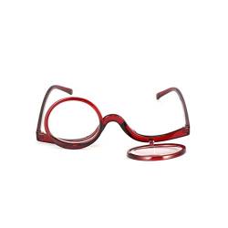 Inlefen Lesebrille Makeup-Brille Mode Mehrzweck Umdrehen Cover Damen Lesen Brille +1.0 bis +3.5 von Inlefen