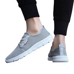 Innerternet Herren Slip On Sneaker Leichte Trainingsschuhe Stoff Mesh Bequeme Halbschuhe Unisex Running Schuhe Frühling Sommer Sportschuhe Outdoor Beilaufig Mode Wasserdicht von Innerternet