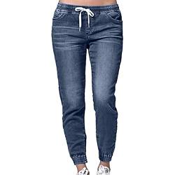 Innerternet Jogginghose Damen Sporthose Modern Sweatpants Gerades Bein Gothic Baggy Freizeithose Trainingshose Straight Laufhosen Teenager Jeans Jeanshose Casual Denimhose Jeanshosen Cargo Pant von Innerternet