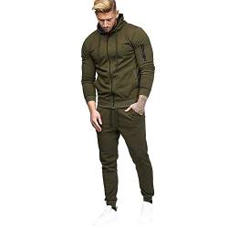 Innerternet Trainingsanzug Set Herren Jogginganzug Tracksuit Set Kapuzen-Sweatshirt-Set Basketball Kleidung Set Jogging Hose Freizeitanzug Sportswear Fitness Outdoor warme und leichte von Innerternet