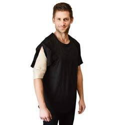 Inspired Comforts Hemd mit Stick-Verschlüssen nach der Schulter - Schwarz - Klein von Inspired Comforts