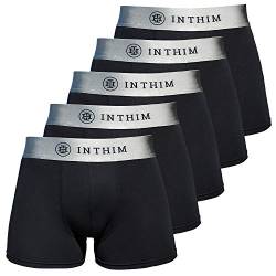 IntHim Männer Unterhosen (5er Pack Boxershorts Herren) (L) von IntHim