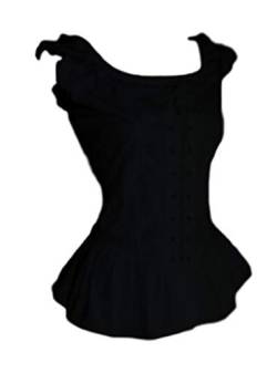 Inter-Moden Mittelalter Marktbluse - Damen Meridia XL/schwarz von Inter-Moden