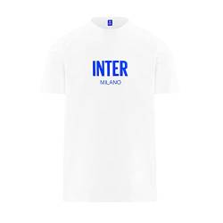 Inter Unisex 75D Wappen T-Shirt, Weiß, L von Inter