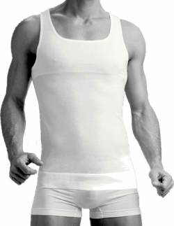 Herren Shapewear Unterhemd Figurformer ML bianco von Intimidea