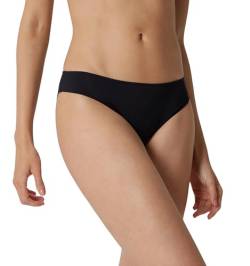 Intimitaly® - Damen-Slip aus Baumwolle, 6 Unterhosen für Damen mit elastischem Komfort aus schwarzer oder weißer Baumwolle, Anti-Reizungen, Baumwolle auf der Haut, Schwarz , M von Intimitaly