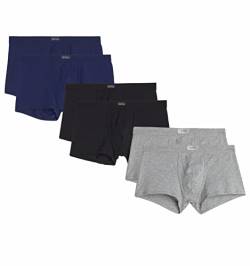 Intimitaly Liabel® 6er Pack | Boxershorts für Herren | Unterhosen Männer | Baumwolle | Weiß | farbige Unterwäsche für Herren M von Intimitaly