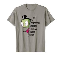 Invader Zim I'm A Perfectly Normal Human Worm Baby T-Shirt von Invader Zim