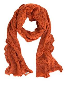 Invero, Merino Schal Lilly, 100% Wolle (Orange) von Invero