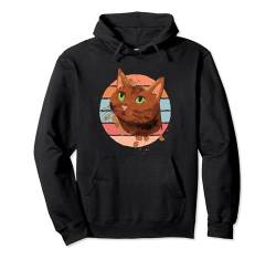 Braune Katze Pullover Hoodie von Invertebrates Wirbellose by Krabbelkeller